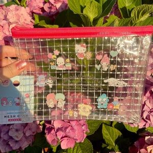 Sanrio clear zipper bag